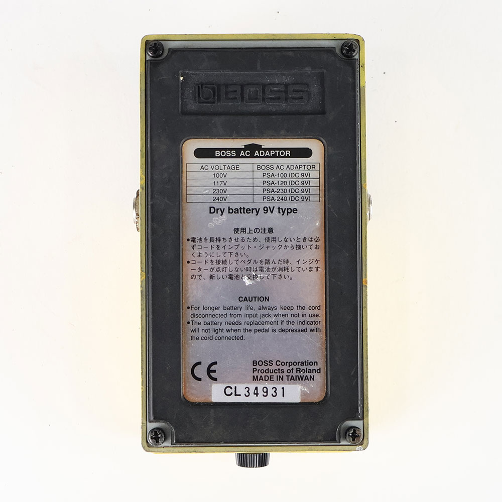 【中古】 ベースオーバードライブ エフェクター BOSS ODB-3 Bass OverDrive ベースエフェクター 裏面