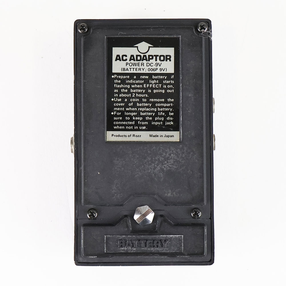 【中古】 オクターバー ROZZ R-7 MULTI OCTAVER made in japan 裏面