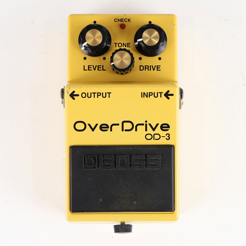【中古】 オーバードライブ エフェクター BOSS OD-3 Over Drive ギターエフェクター 正面