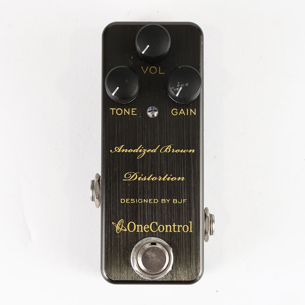 【中古】 ディストーション ONE CONTROL ANODIZED BROWN DISTORTION 旧デザイン ワンコントロール アノダイズドブラウン ワンコン