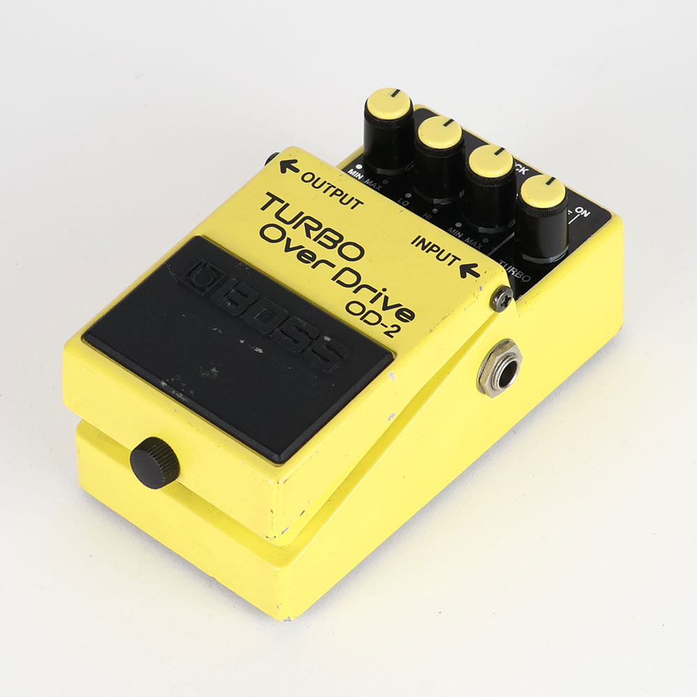 【中古】ターボオーバードライブ エフェクター BOSS OD-2 TURBO OverDrive Made in Japan ボス ギターエフェクター 全体