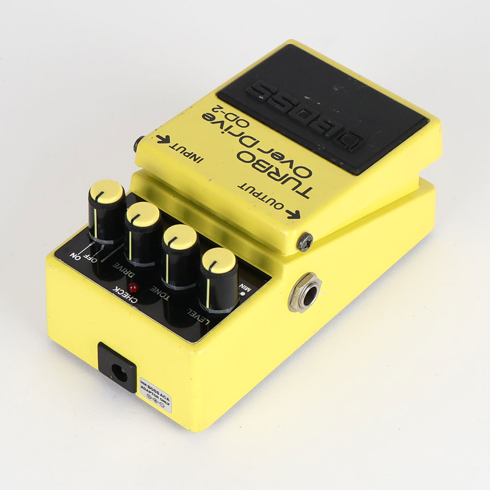 【中古】ターボオーバードライブ エフェクター BOSS OD-2 TURBO OverDrive Made in Japan ボス ギターエフェクター 全体