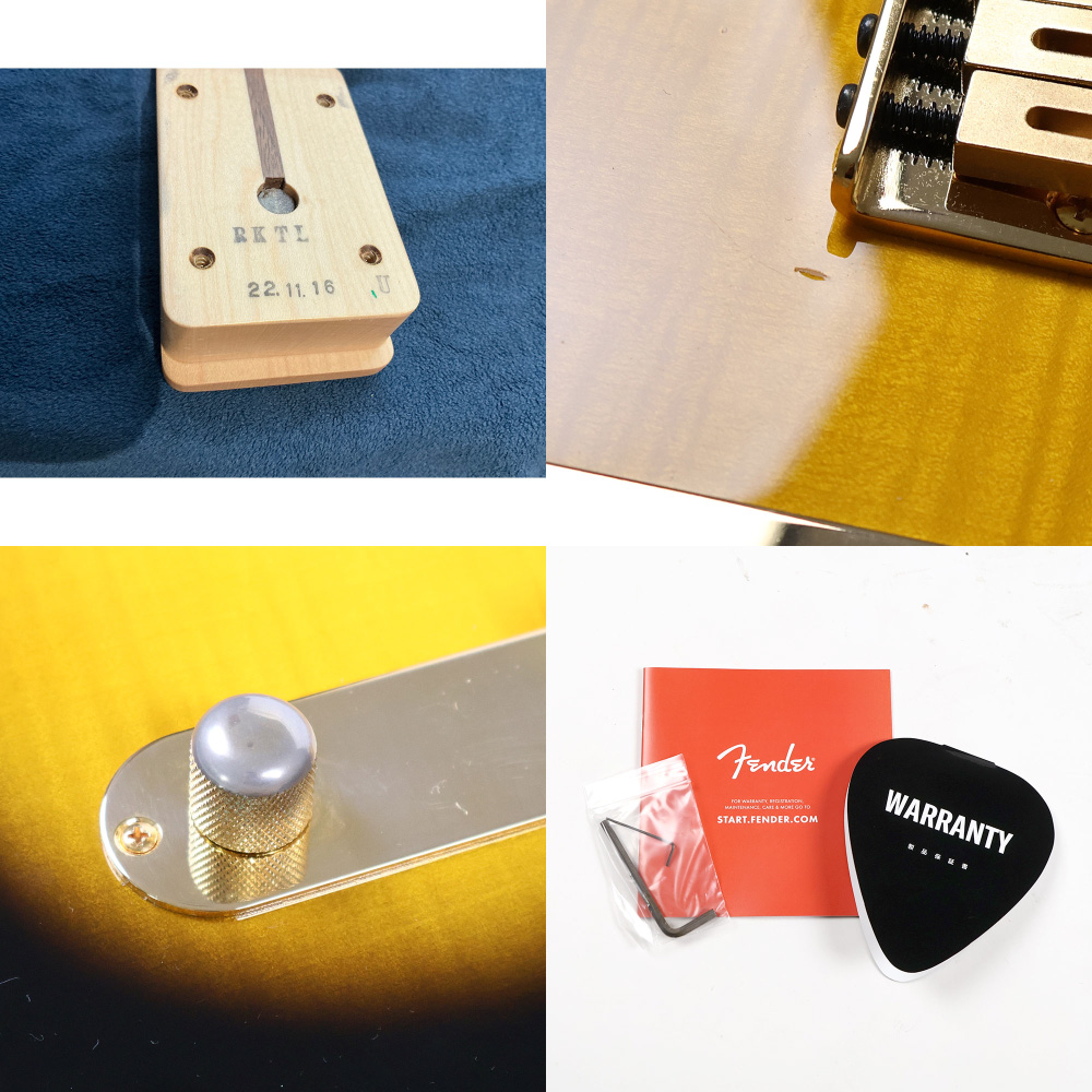 【中古】 エレキギター Fender Richie Kotzen Tele Maple Fingerboard Brown Sunburst 2022年製 Made in Japan リッチー・コッツェンテレキャスター Telecaster ネック、傷、付属品