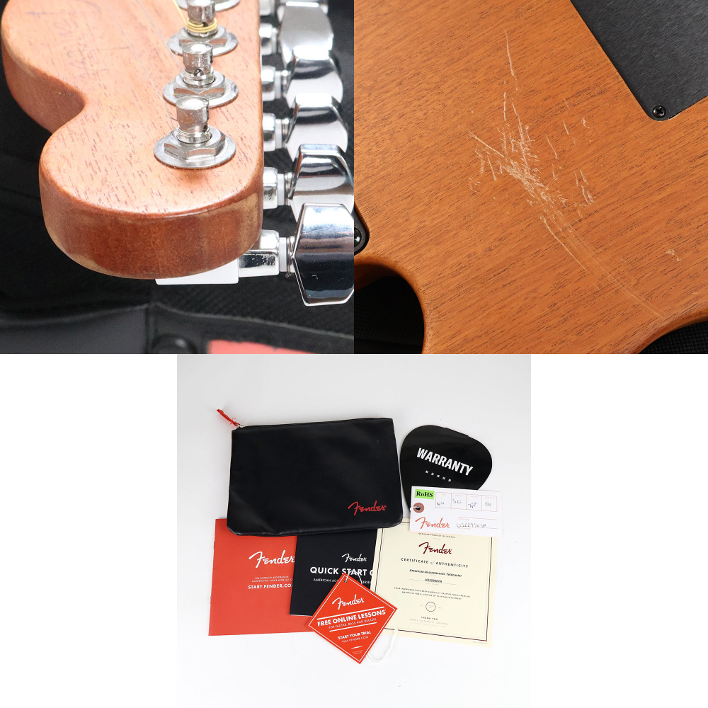 【中古】 Fender American Acoustasonic Telecaster All-Mahogany Ebony Fingerboard Natural 2022年製 アコースタソニック テレキャスター フェンダー エレキギター アコースティックギター 傷など