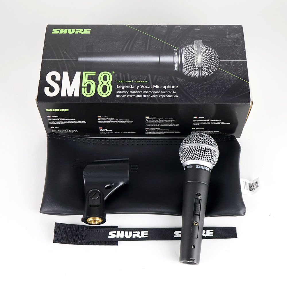 【中古】 マイク ダイナミックマイク SHURE SM58SE スイッチ付き シュアー 58 ゴッパ シュア
