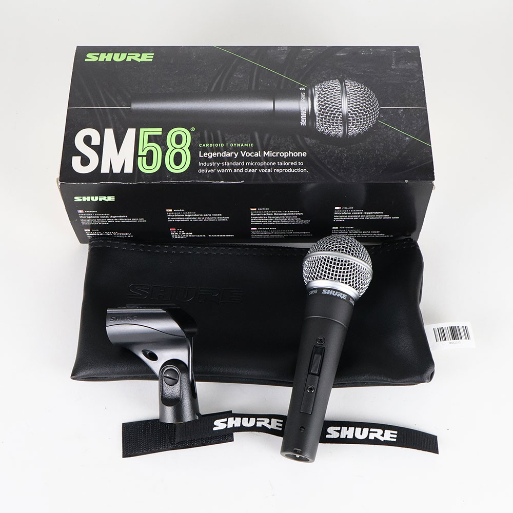 【中古】 マイク ダイナミックマイク SHURE SM58SE スイッチ付き  シュアー 58 ゴッパ シュア