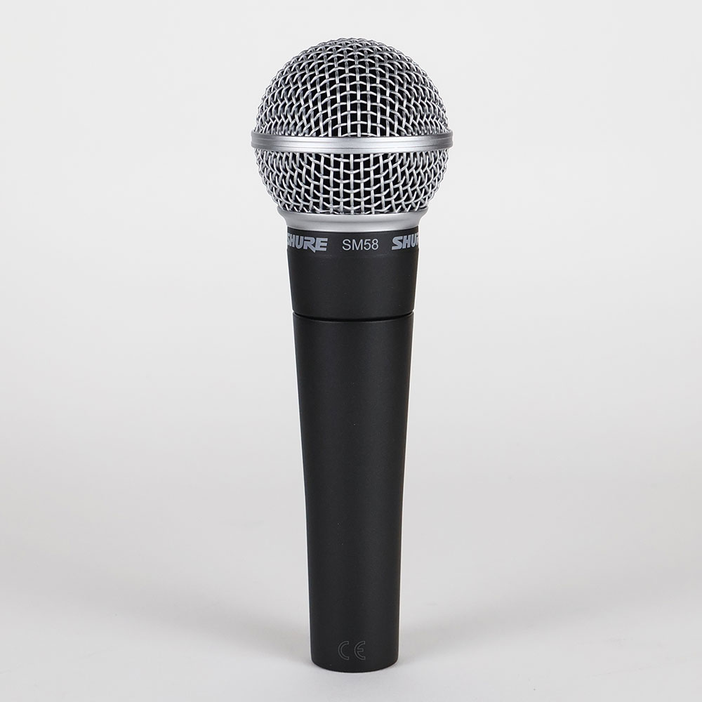 【中古】 マイク ダイナミックマイク SHURE SM58SE スイッチ付き  シュアー 58 ゴッパ シュア 背面