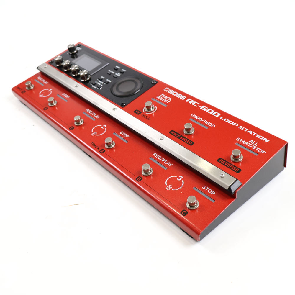 【中古】 BOSS RC-600 Loop Station ループステーション ルーパー ギターエフェクター 斜めアングル画像