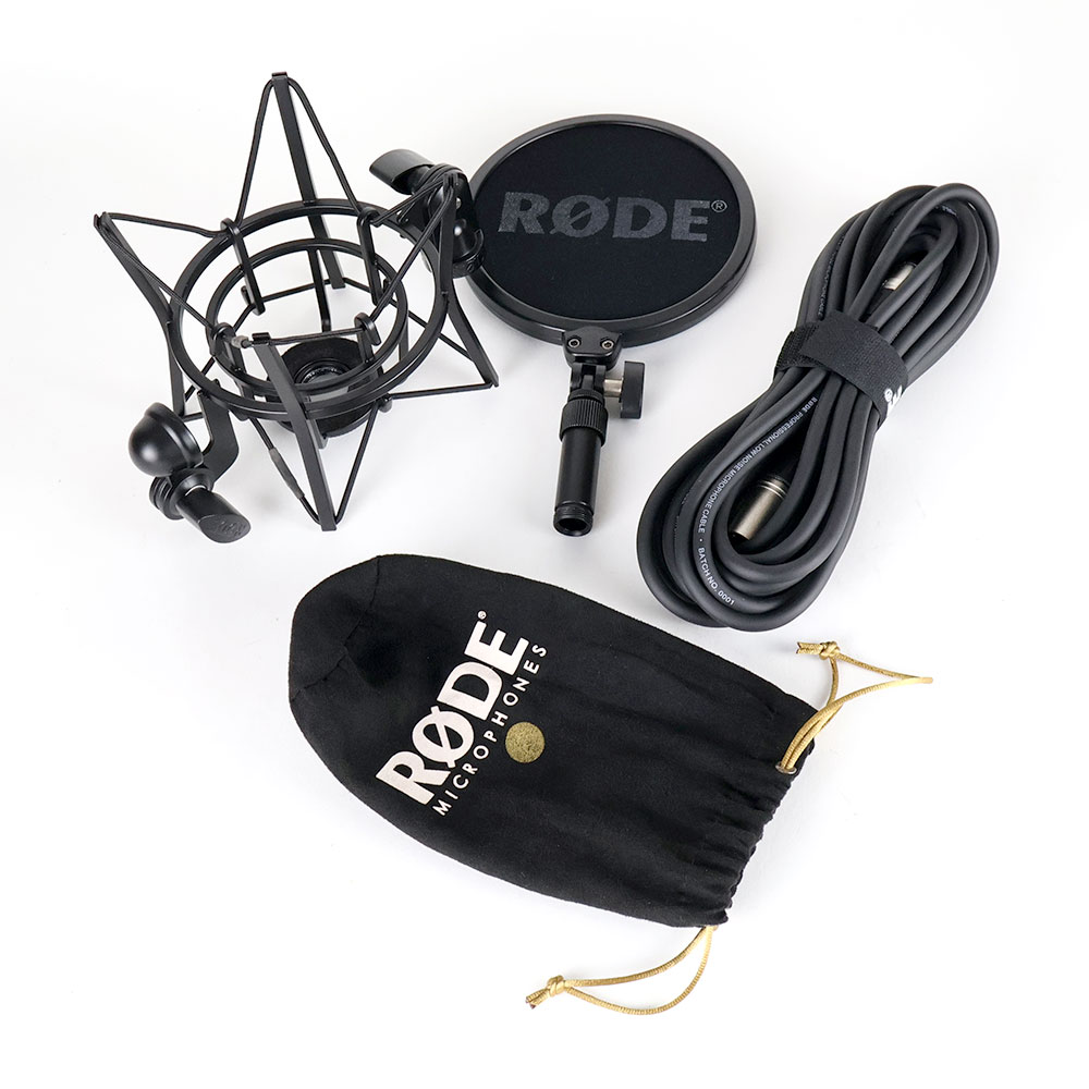 【中古】 マイク コンデンサーマイク RODE NT1-A マイクロフォン 付属品
