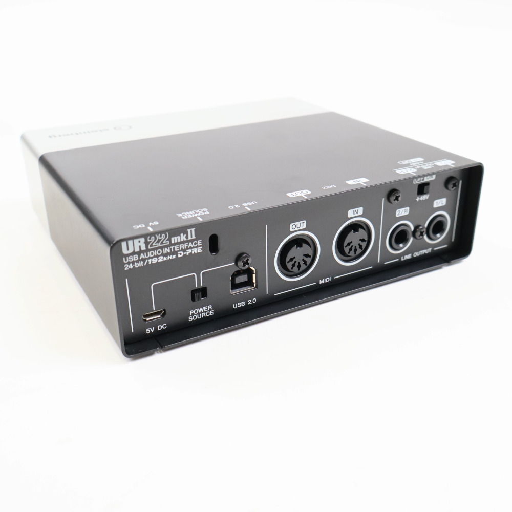 【中古】 オーディオインターフェイス Steinberg UR22mkII スタインバーグ USBオーディオインターフェース UR22 mk2 リア画像