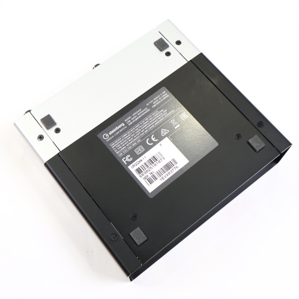 【中古】 オーディオインターフェイス Steinberg UR22mkII スタインバーグ USBオーディオインターフェース UR22 mk2 ボトム画像