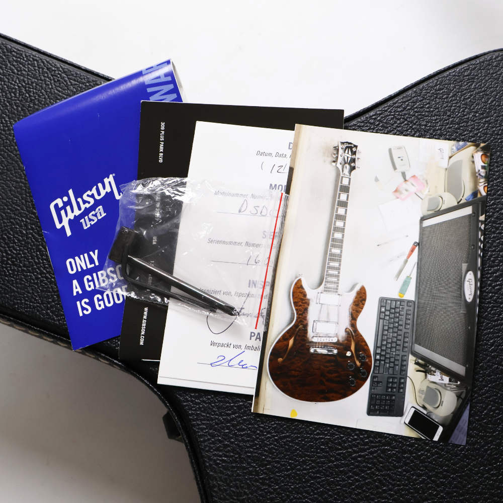 【中古】 エレキギター Gibson Midtown Deluxe 2016 Limited Run Root Beer Quilt Top 2015年製 ギブソン ミッドタウンデラックス 付属品画像