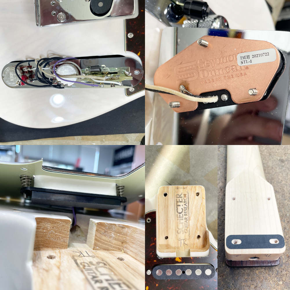 【中古】 SCHECTER PA-LS/TK 凛として時雨 TKモデル エレキギター 内部