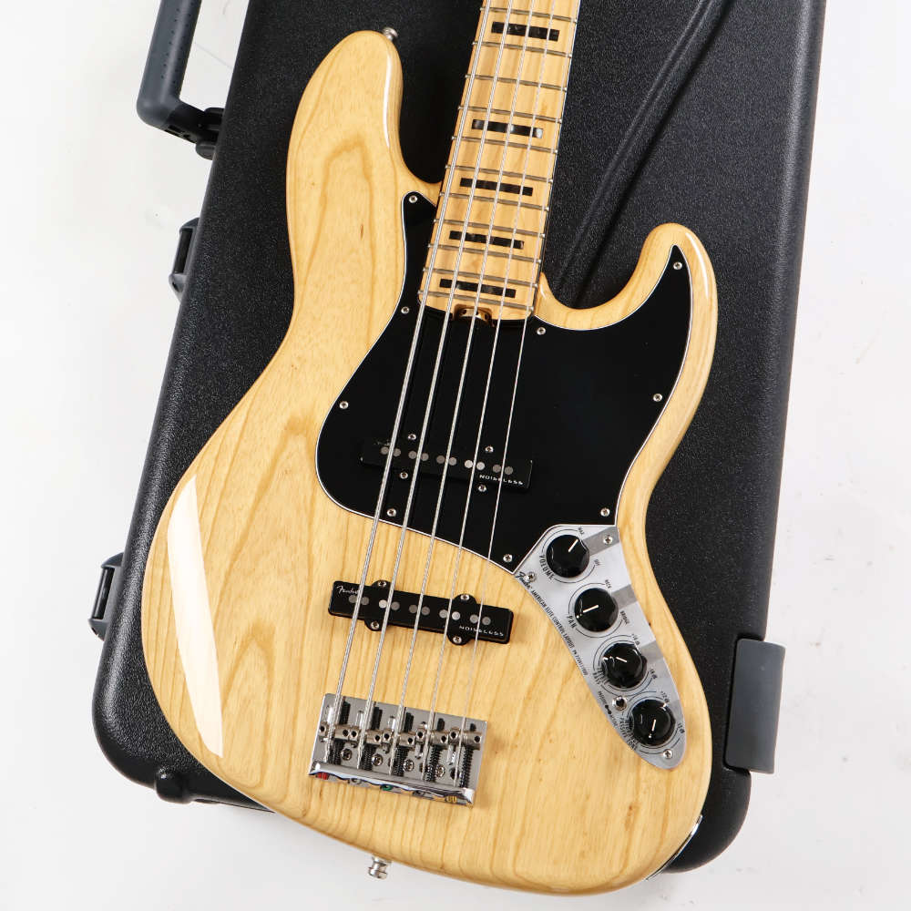【中古】 エレキベース Fender American Elite Jazz Bass V Natural 2017年製 フェンダー アメリカンエリート 5弦ジャズベース ボディ画像