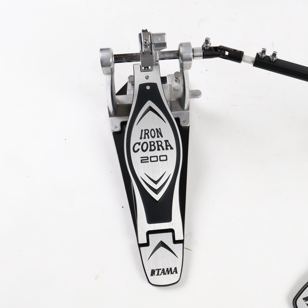 【中古】 ドラムツインペダル タマ TAMA HP200PTW Iron Cobra 200 Twin Pedal Power Glide アイアンコブラ フット部