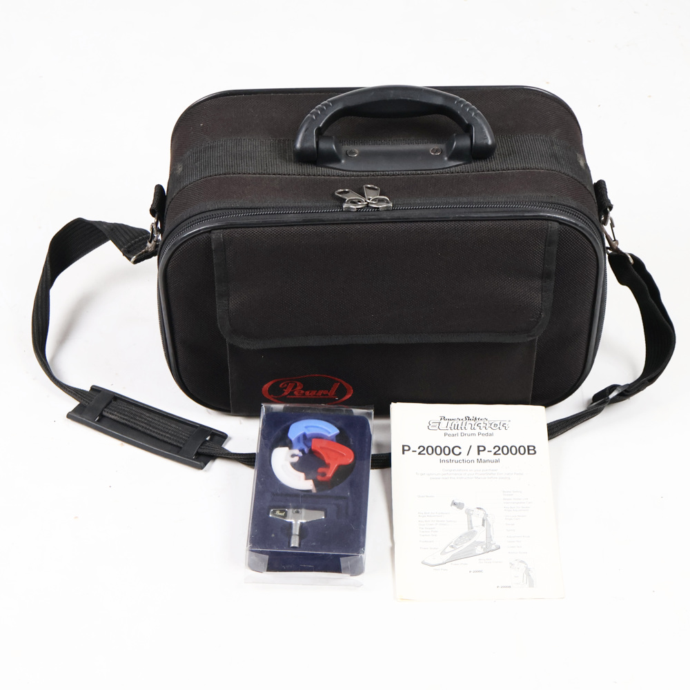 【中古】 ドラムペダル パール Pearl P-2000C POWER SHIFTER Eliminator ドラムペダル ケース