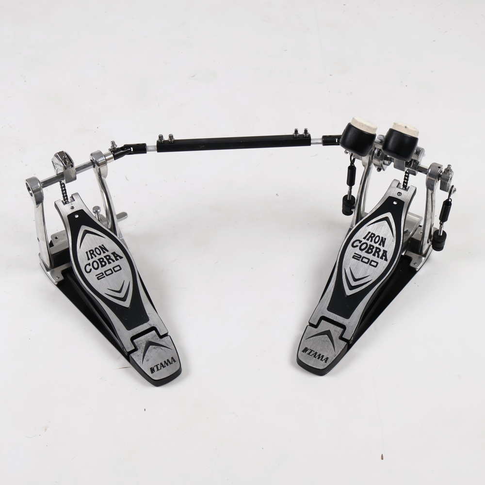【中古】 ドラムツインペダル タマ TAMA HP200PTW Iron Cobra 200 Twin Pedal Power Glide アイアンコブラ