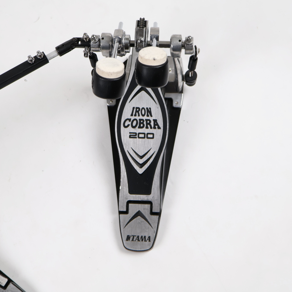 【中古】 ドラムツインペダル タマ TAMA HP200PTW Iron Cobra 200 Twin Pedal Power Glide アイアンコブラ フット