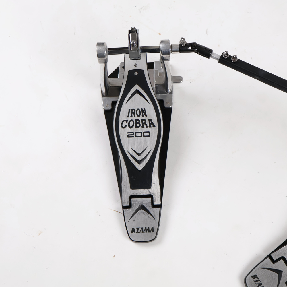 【中古】 ドラムツインペダル タマ TAMA HP200PTW Iron Cobra 200 Twin Pedal Power Glide アイアンコブラ フット