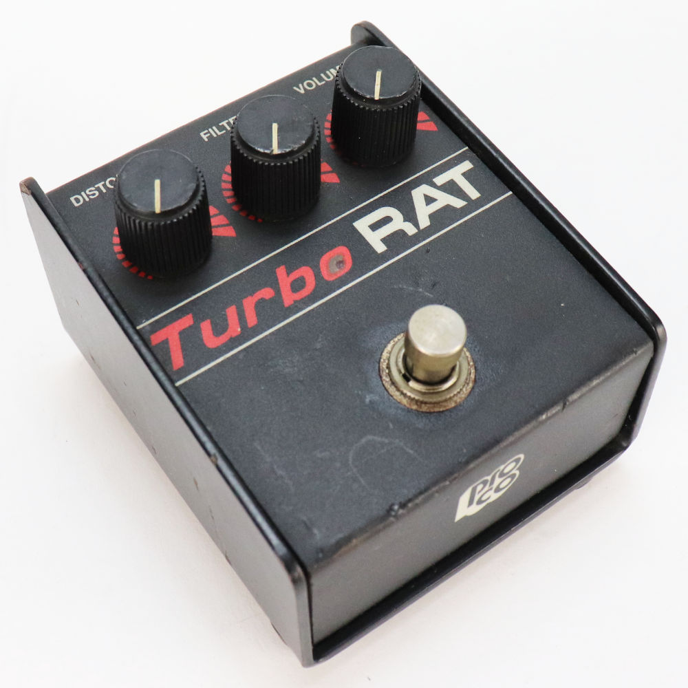 【中古】 PROCO Turbo RAT ディストーション ギターエフェクター 本体画像 斜め2