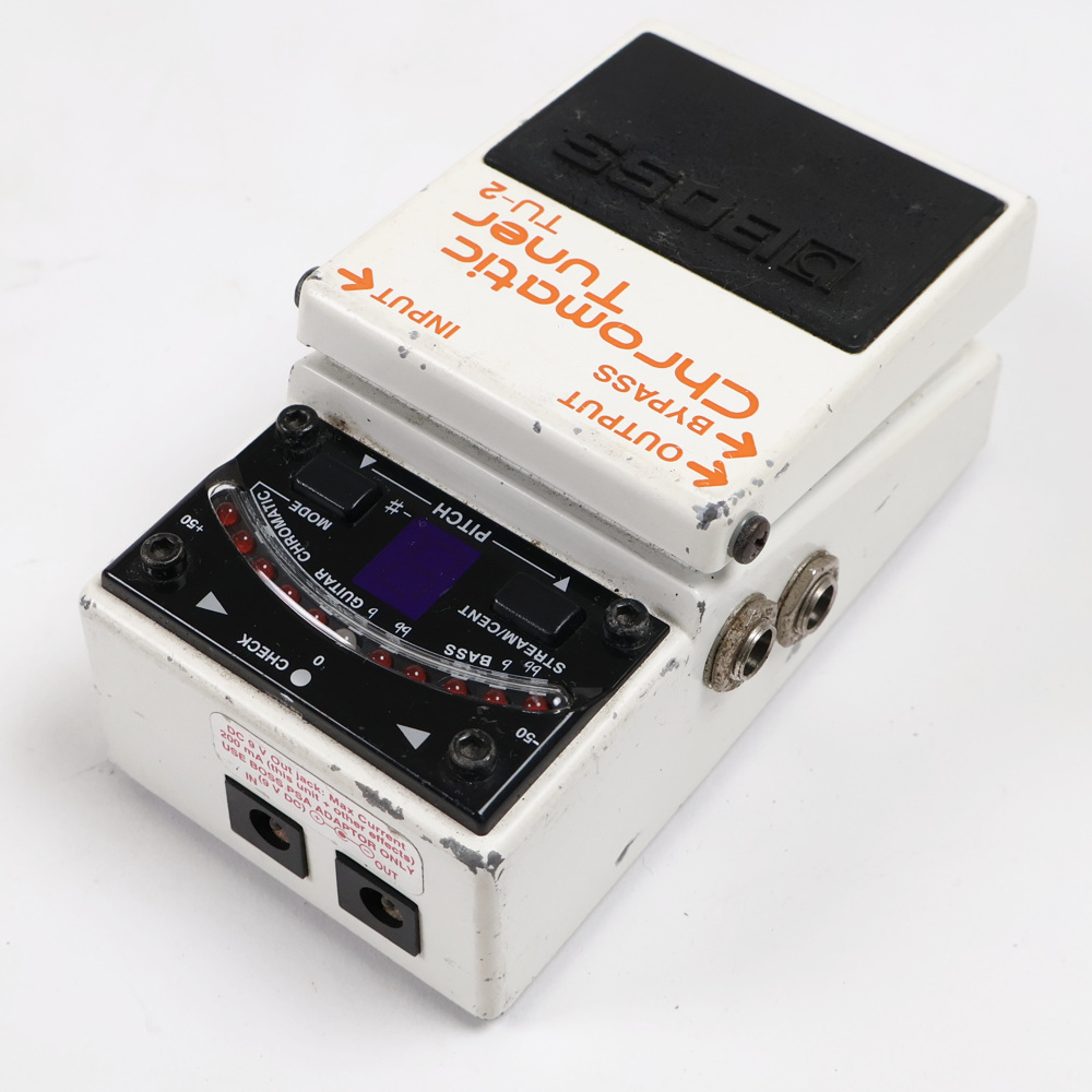【中古】 クロマチックチューナー エフェクター BOSS TU-2 Chromatic Tuner ペダルチューナー 側面