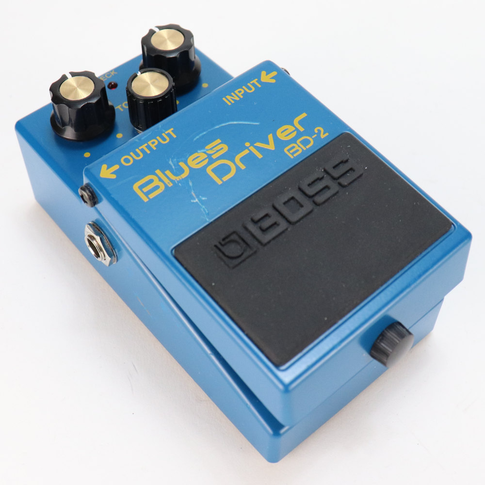 【中古】 ブルースドライバー エフェクター BOSS BD-2 Blues Driver ギターエフェクター オーバードライブ ブルドラ 本体画像 斜め 2