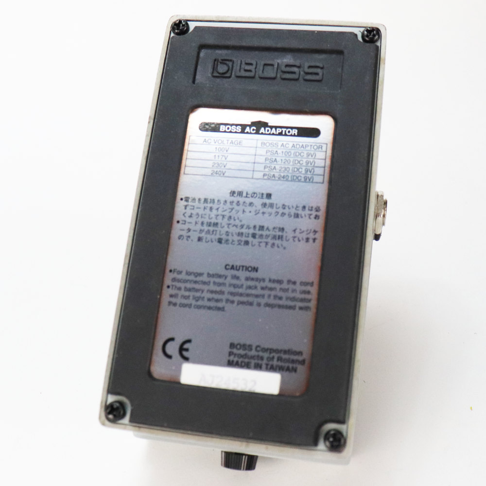 【中古】パラメトリックイコライザー エフェクター BOSS PQ-4 Parametric Equalizer ボス パライコ エフェクター 本体画像 裏