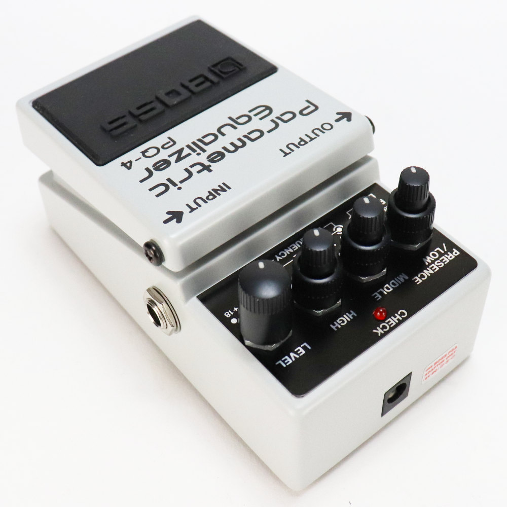 【中古】パラメトリックイコライザー エフェクター BOSS PQ-4 Parametric Equalizer ボス パライコ エフェクター 本体画像 斜め