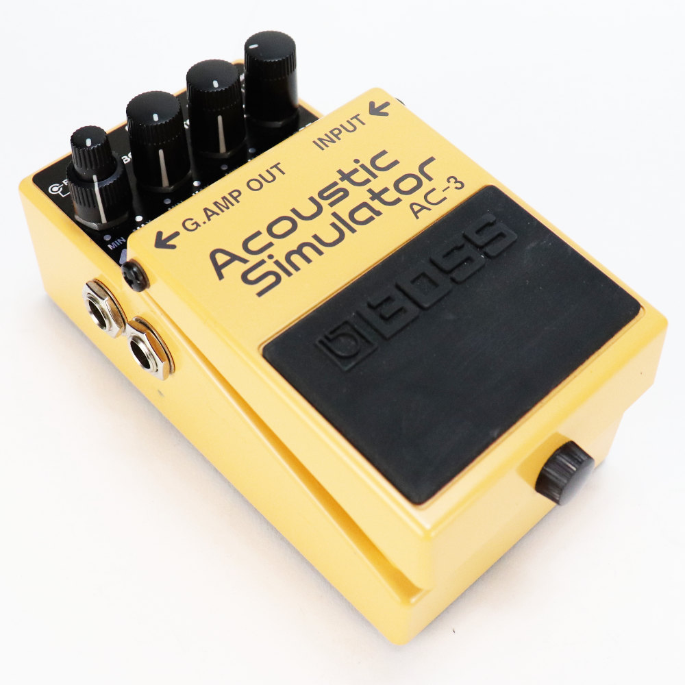 【中古】 アコースティックシミュレーター エフェクター BOSS AC-3 Acoustic Simulator ギターエフェクター 本体画像 斜め2