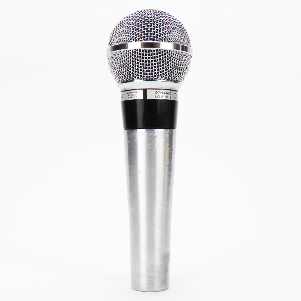 【中古】 ダイナミックマイク SHURE 565SD-LC クラシックボーカルマイクロホン シュア 本体画像 裏