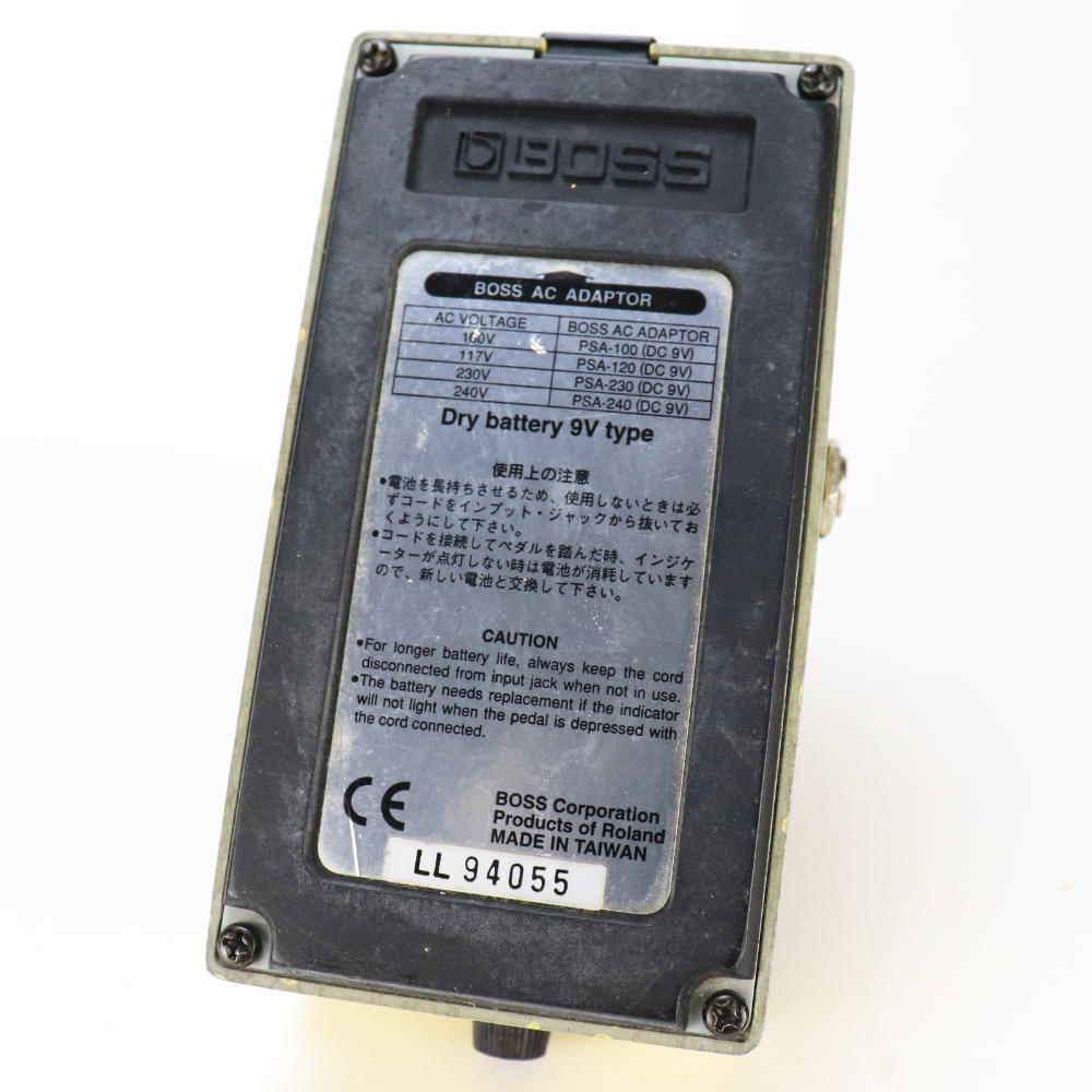 【中古】 スーパーオーバードライブ エフェクター BOSS SD-1 Super Over Drive ギターエフェクター 本体画像 裏