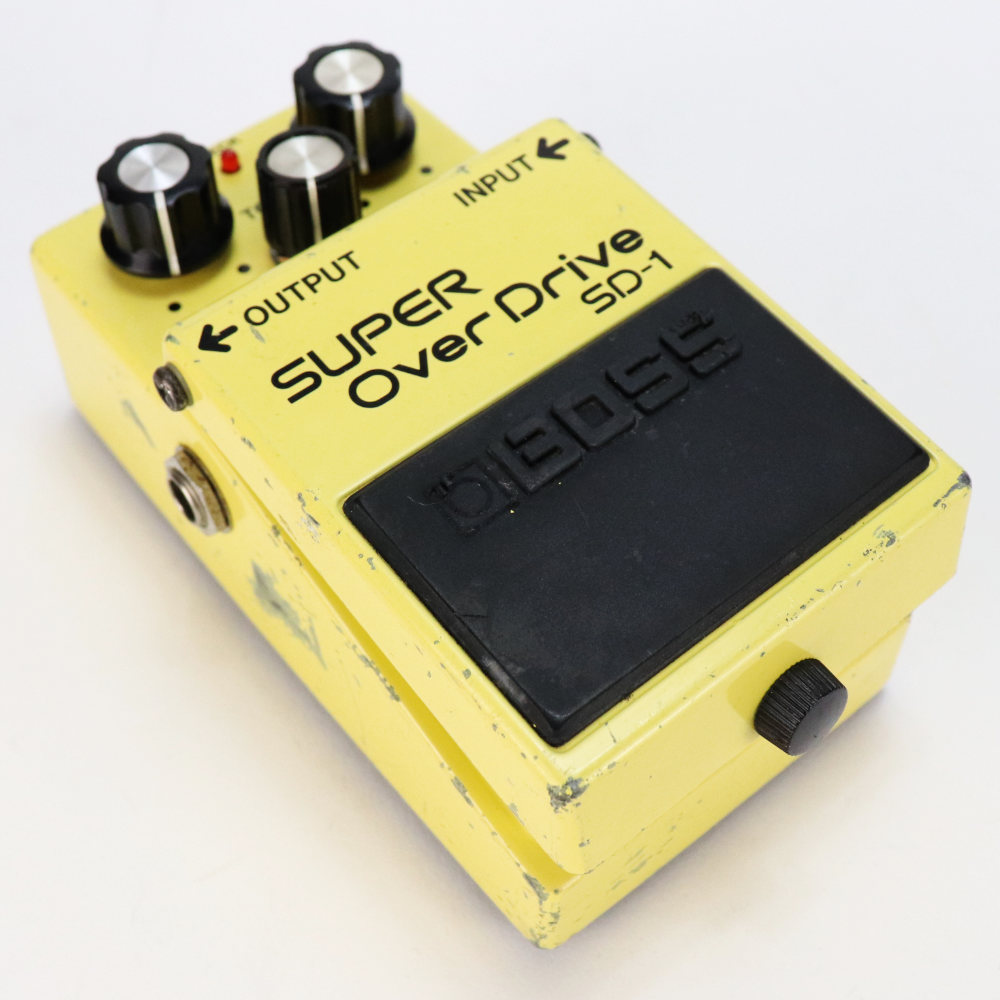 【中古】 スーパーオーバードライブ エフェクター BOSS SD-1 Super Over Drive ギターエフェクター 本体画像 斜め 2