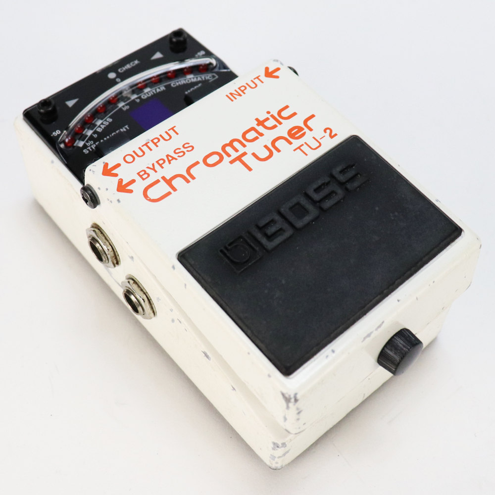【中古】 クロマチックチューナー エフェクター BOSS TU-2 Chromatic Tuner ペダルチューナー 本体画像 斜め 2