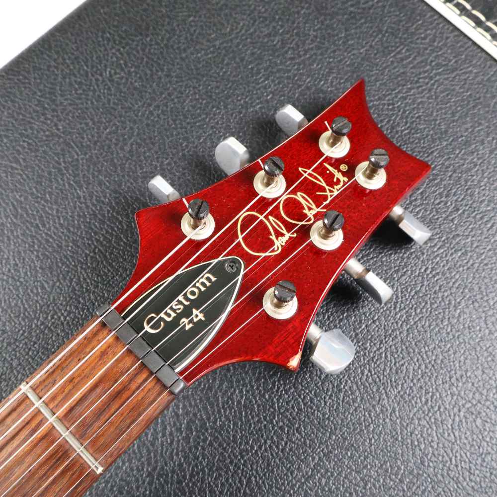 【中古】 エレキギター PRS Custom 24 10Top Black Cherry 2012年製 3.08kg 軽量個体 Paul Reed Smith ポールリードスミス カスタム24 ヘッド画像