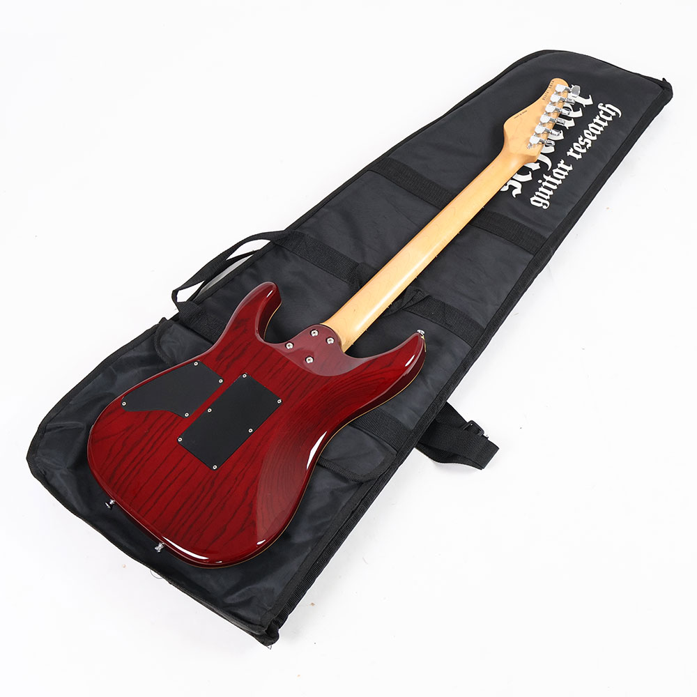 【中古】 エレキギター SCHECTER NV-DX-24AS Red SunBurst Mod. EVH D-Tuna改造あり シェクター 背面