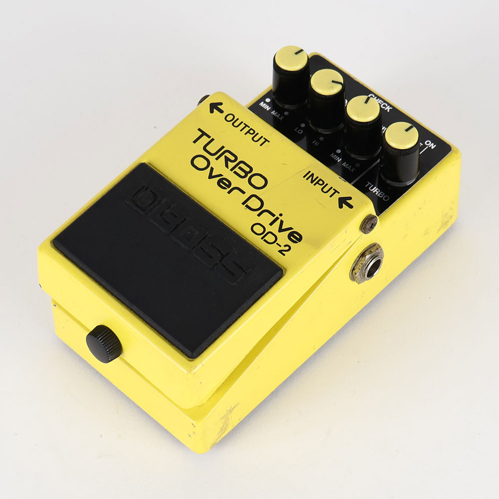 【中古】ターボオーバードライブ エフェクター BOSS OD-2 TURBO OverDrive Made in Japan ボス ギターエフェクター 全体
