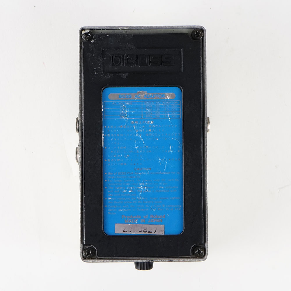 【中古】 デジタルディレイ エフェクター BOSS DD-3 Digtal Delay MADE IN JAPAN ギターエフェクター ディレイ 裏面