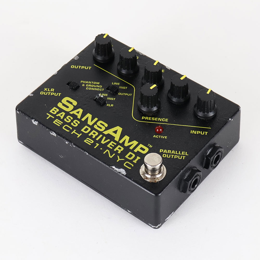 【中古】サンズアンプ ベースドライバーDI TECH21 SansAmp BASS DRIVER DI 旧仕様 ベース用DI プリアンプ 全体