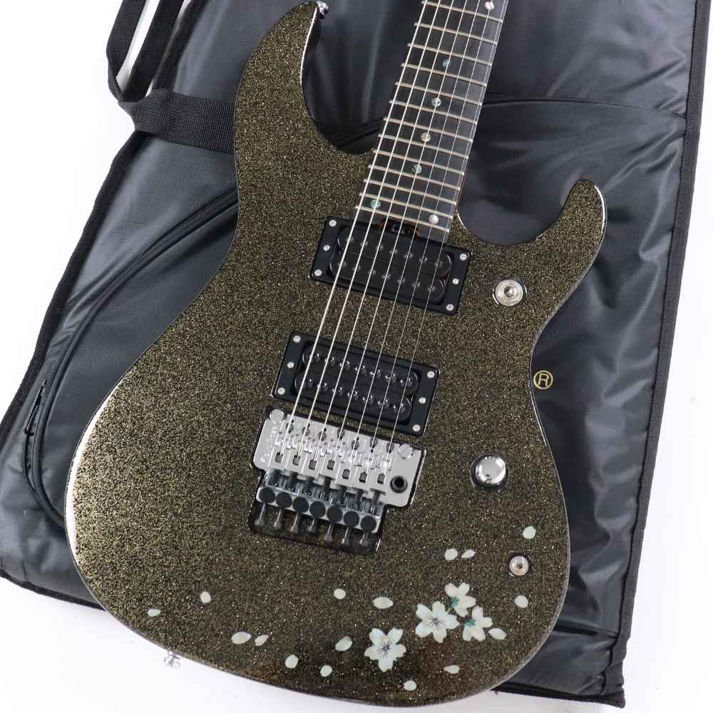 【中古】 エレキギター 7弦ギター Killer KG-Fascinator Seven the Empress Galaxy Black Petals 2021年製 キラー ファシスト7弦 ボディ画像