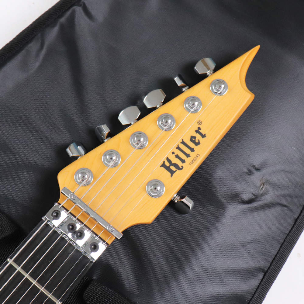 【中古】 エレキギター 7弦ギター Killer KG-Fascinator Seven the Empress Galaxy Black Petals 2021年製 キラー ファシスト7弦 ヘッド画像