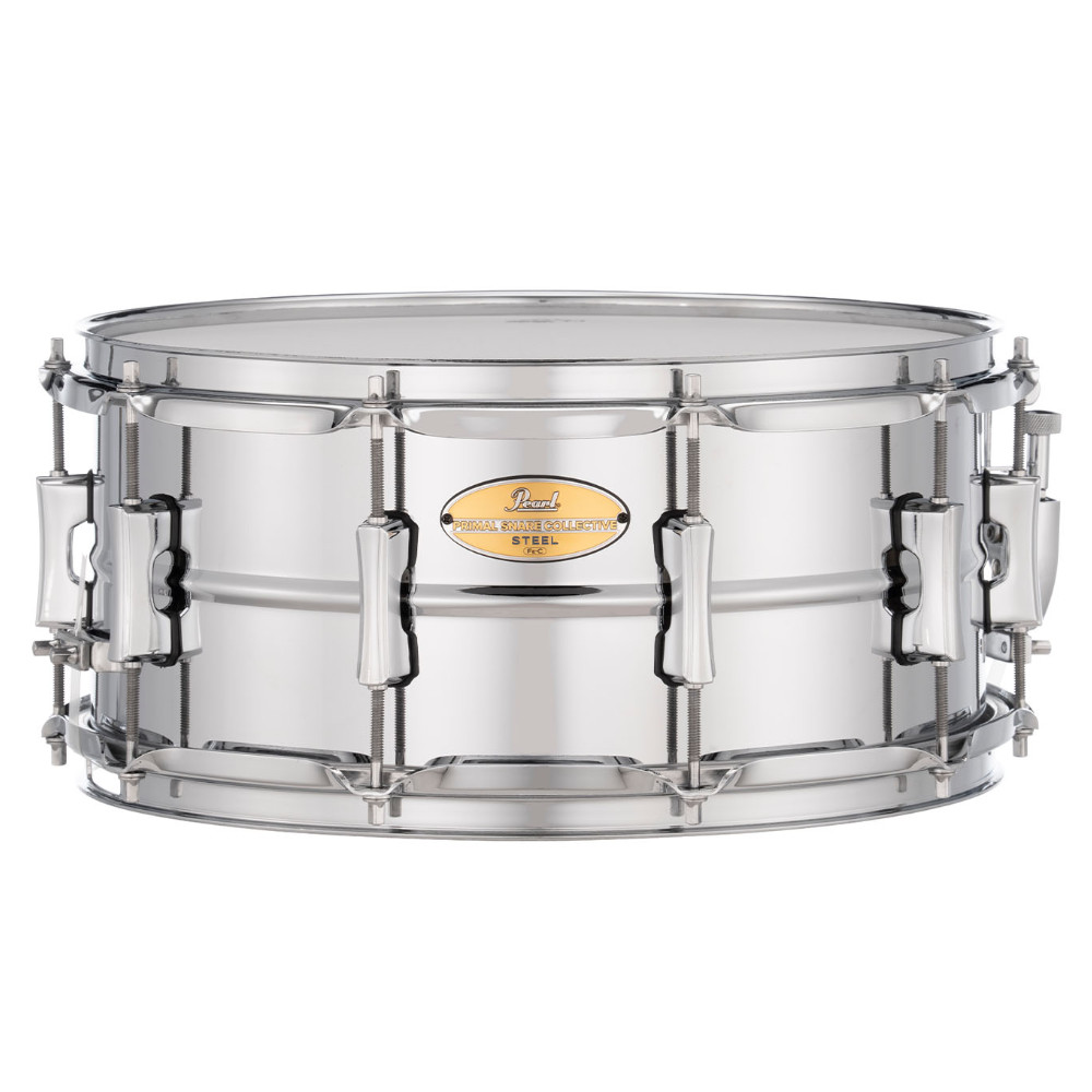 Pearl パール PSC1465S PRIMAL SNARE COLLECTIVE STEEL 14×6.5 Snare Drum スネアドラム