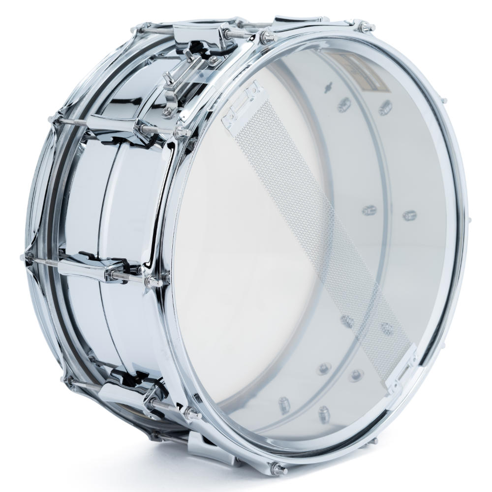 Pearl パール PSC1465S PRIMAL SNARE COLLECTIVE STEEL 14×6.5 Snare Drum スネアドラム 本体画像 裏