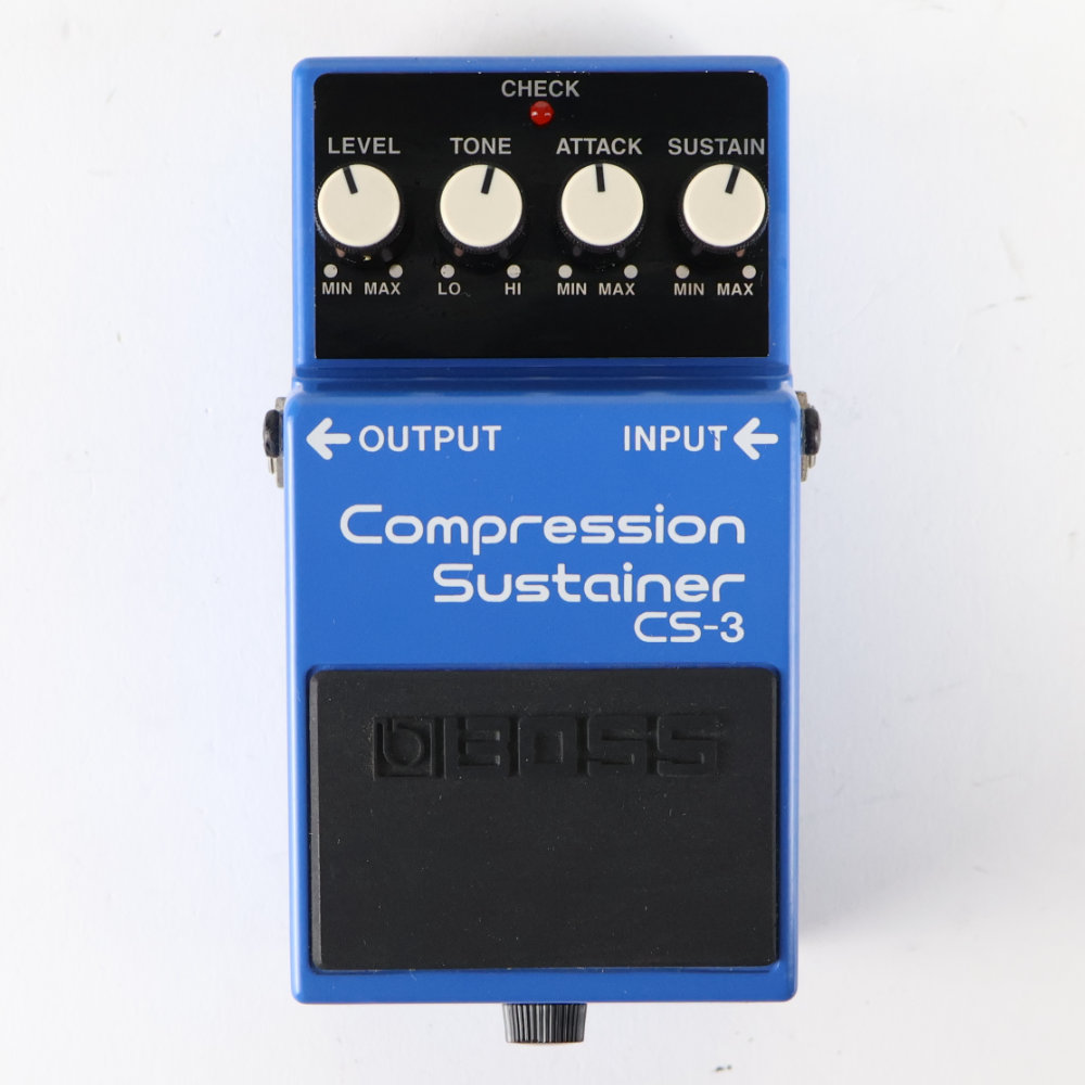 【中古】コンプレッサー エフェクター BOSS CS-3 Compression Sustainer ギターエフェクター 正面