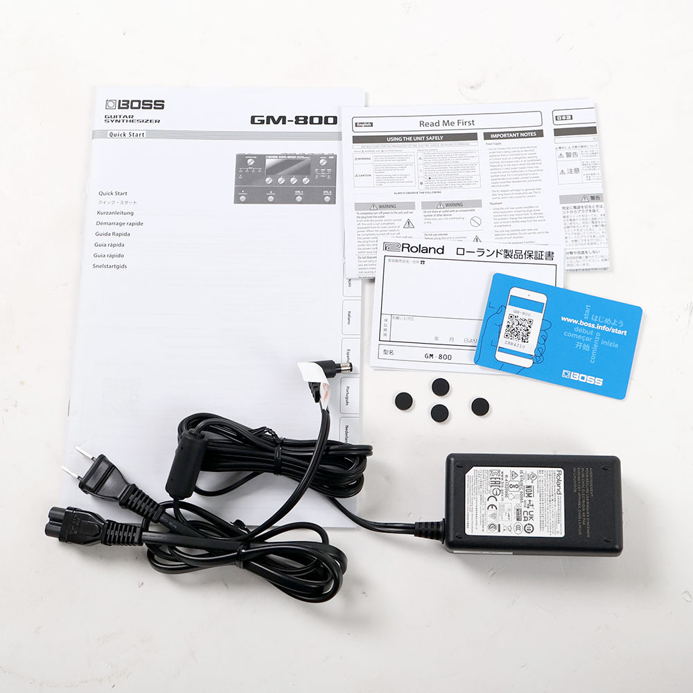 【中古】 BOSS ボス GM-800 Guitar Synthesizer GK-5 BGK-15 付属 ギターシンセサイザー ギターエフェクター 付属品