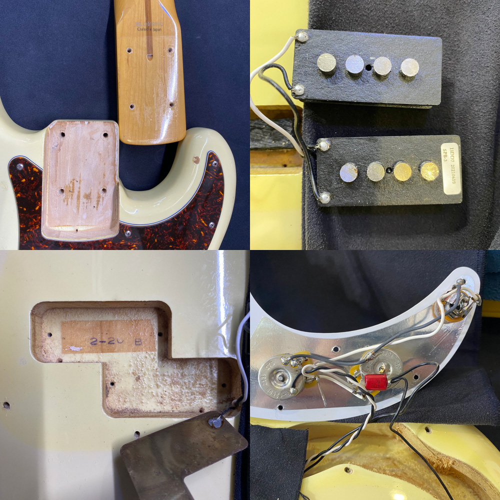 【中古】 ベース FENDER JAPAN PB57-53 VWH MOD PRECISION BASS 1997〜2000年製 フェンダージャパン プレシジョンベース プレベ ネック、ピックアップ