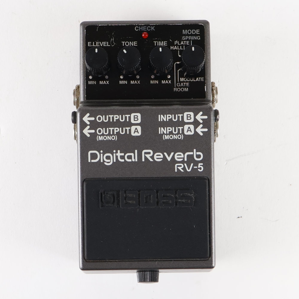 【中古】デジタルリバーブ エフェクター BOSS RV-5 Digital Reverb ボス リヴァーブ エフェクター 正面