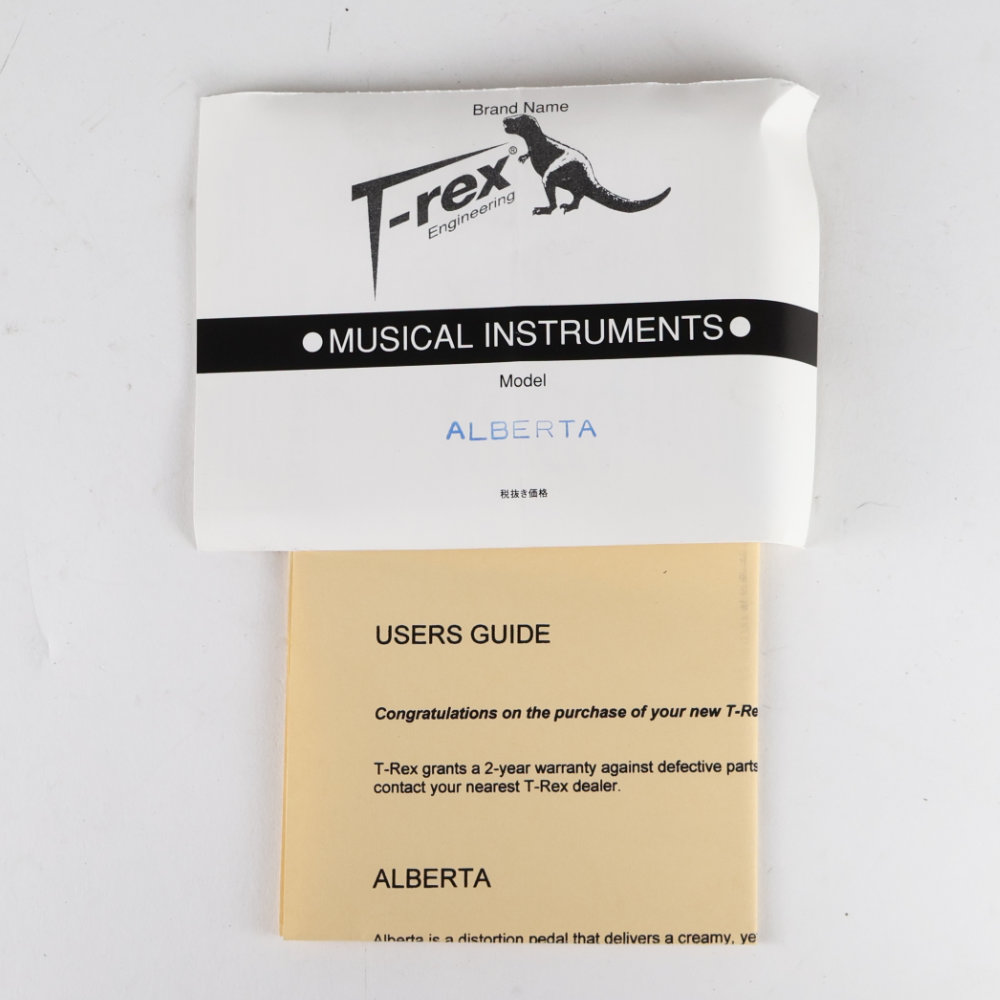 【中古】 オーバードライブ T-REX  Alberta 初期型 デンマーク製 付属品