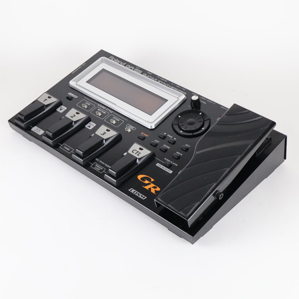 【中古】 ギターシンセサイザー ROLAND GR-55 ローランド 全体