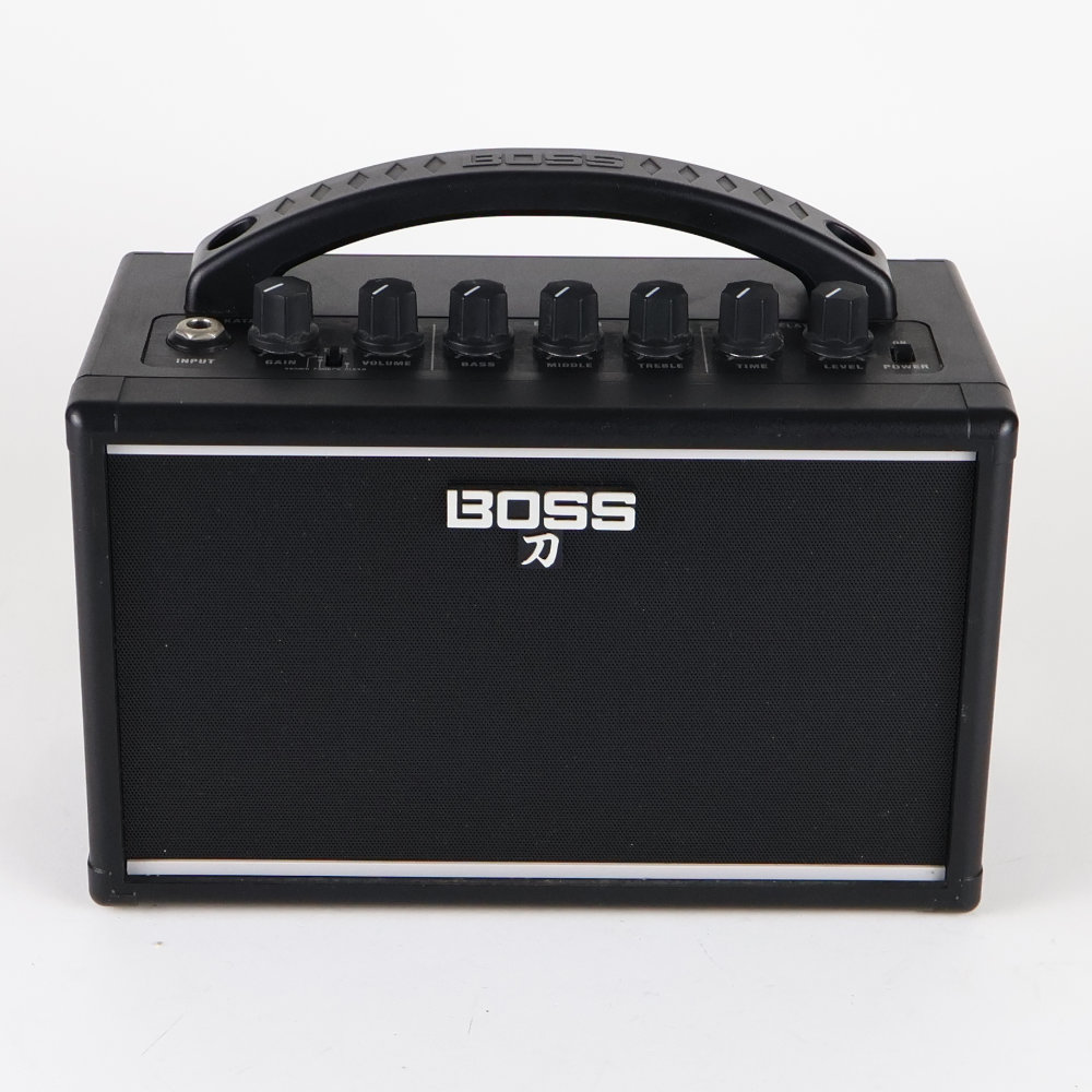 【中古】 ギターアンプ BOSS 刀 KTN-MINI KATANA-MINI ポータブルアンプ カタナミニ 正面