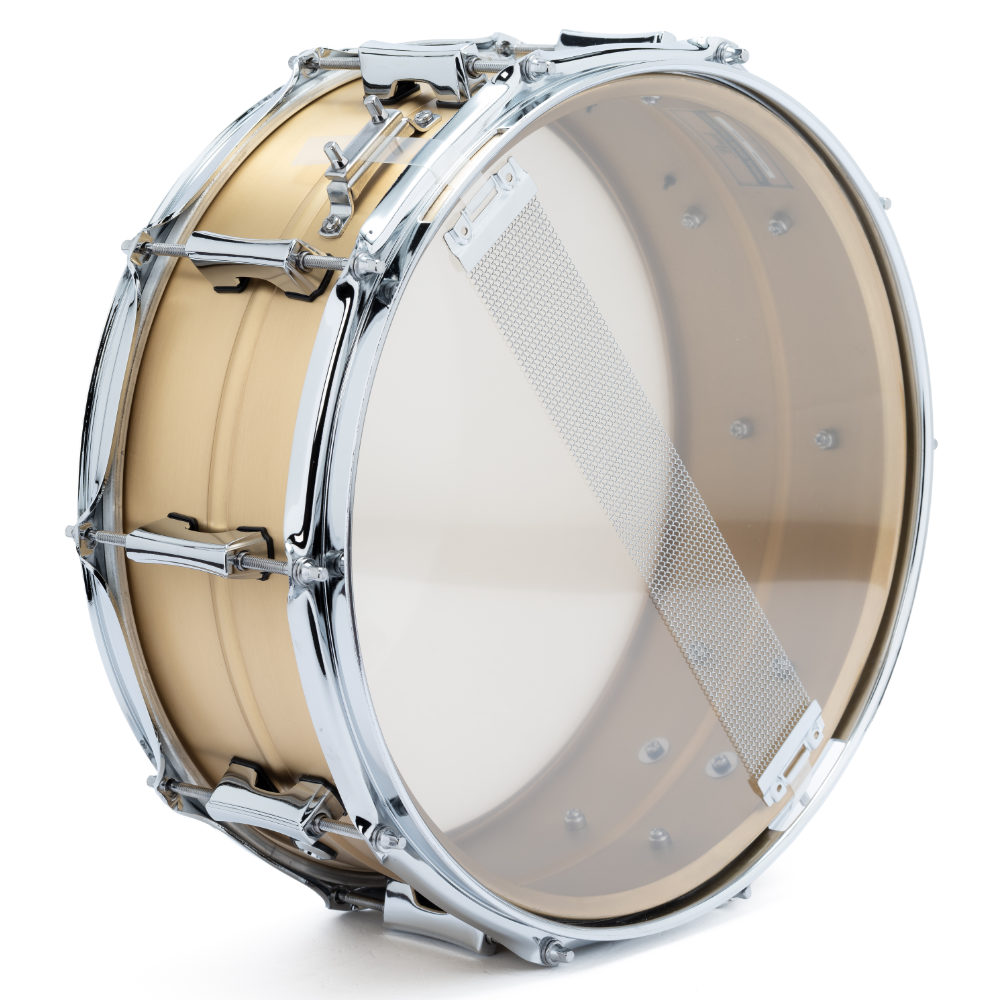 Pearl パール PSC1455B PRIMAL SNARE COLLECTIVE BRASS 14×5.5 Snare Drum スネアドラム 本体画像 裏